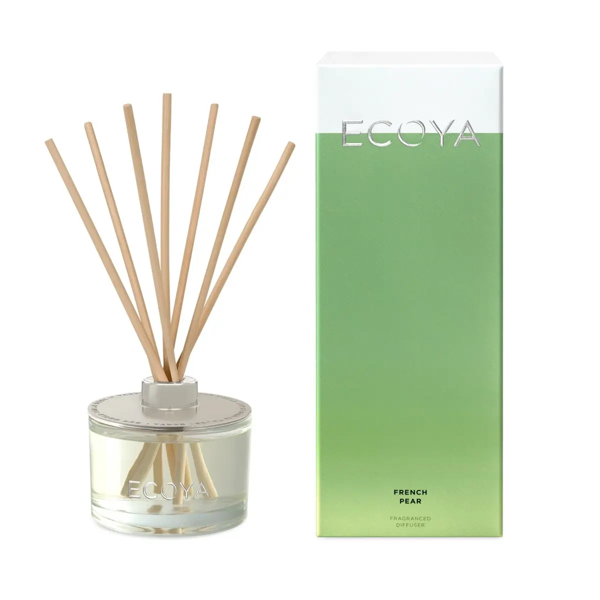 Ecoya French Pear Madison Candle and Diffuser Set