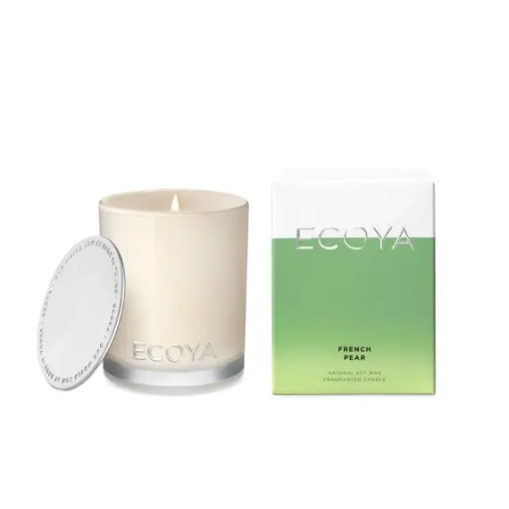 Ecoya French Pear Madison Candle and Diffuser Set