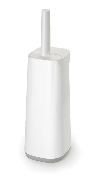 Joseph Joseph Flex Smart Toilet Brush w/ Holder White & Grey Innovative Hygienic