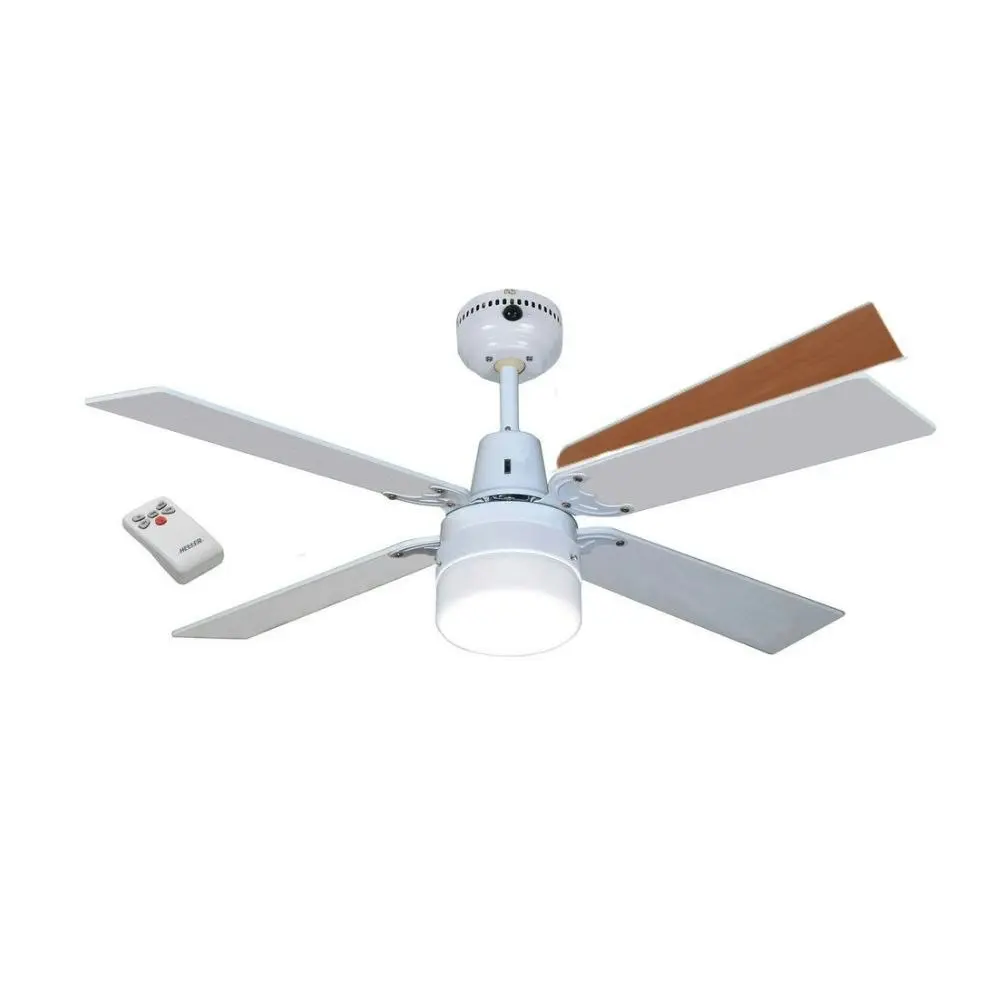 Heller 1200mm Reversible 4 Blade RUBY Ceiling Fan with Clipper Light & Remote