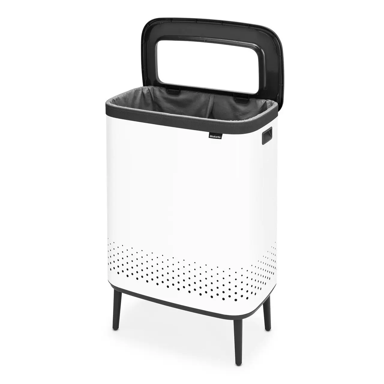 Brabantia Bo Dual 45 Litre Compartments Laundry BinÃ‚Â Ã‚Â - White