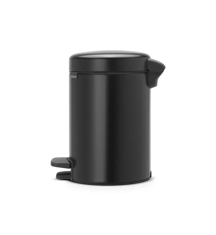 Brabantia NewICONÃ‚Â 3 Litre Pedal Bin - Matte Black