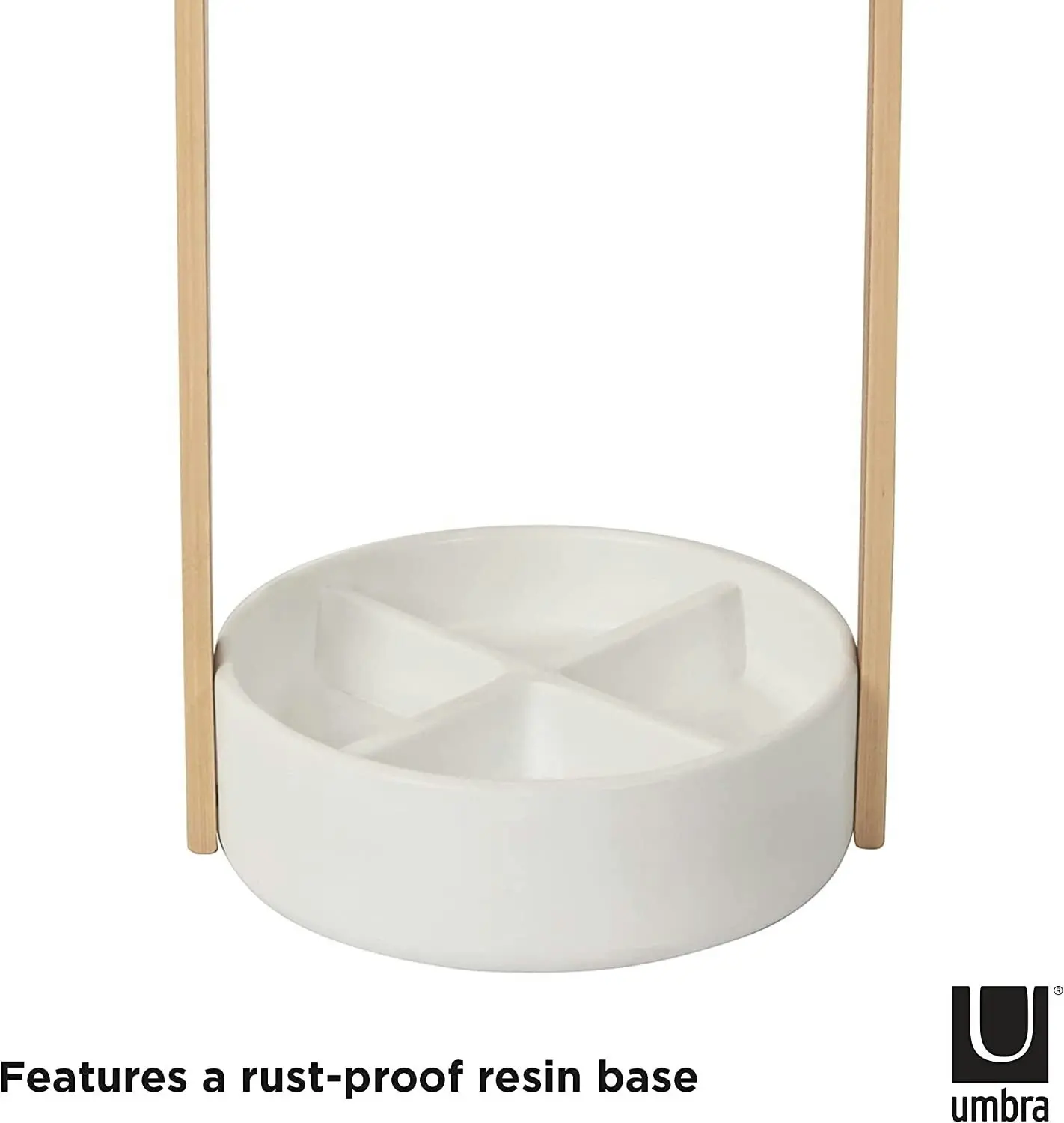 Umbra Bellwood Umbrella Stand 22x24x68.5cm - White/Natural