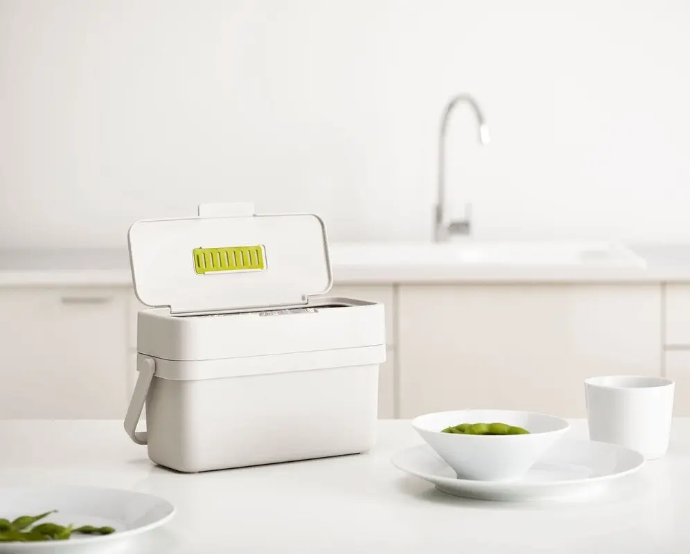 Joseph Joseph Compo 4 Food Waste Caddy - Stone