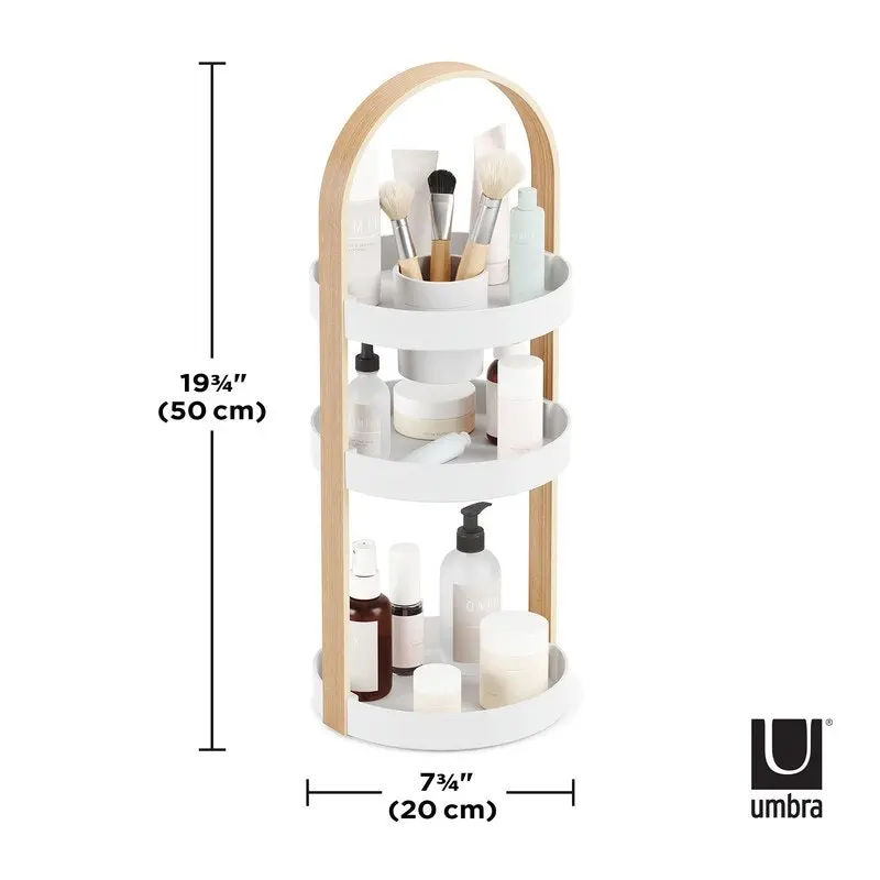 Umbra Bellwood Cosmetic Organizer -White/Natural