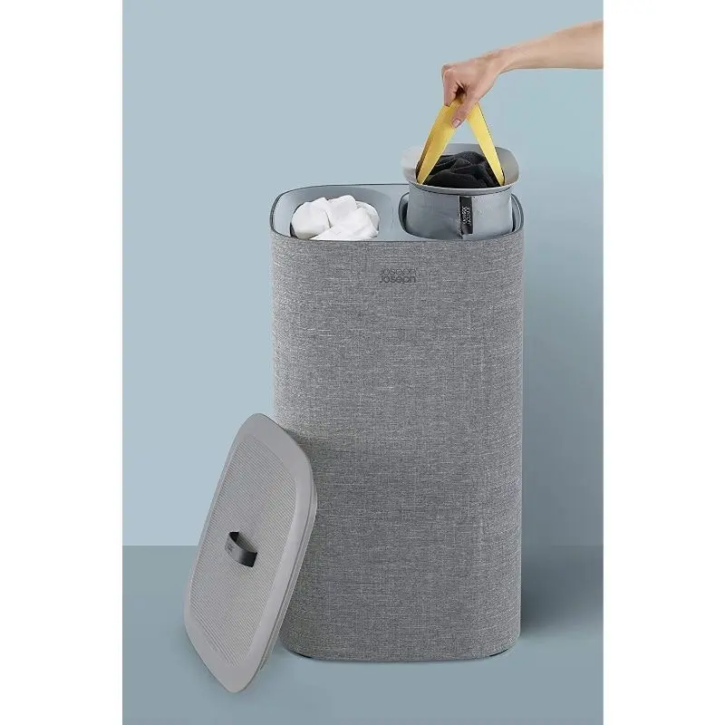 Joseph Joseph Tota 60-litre Laundry Separation Basket - Grey