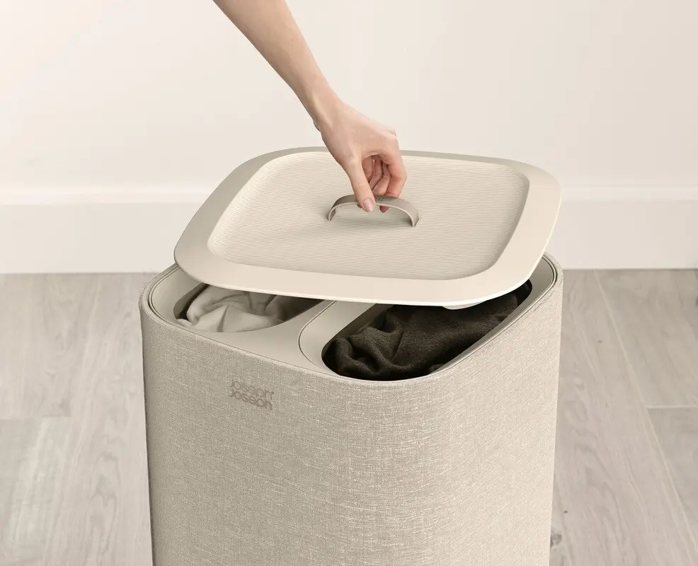 Joseph Joseph Tota 60L Laundry Basket - Ecru