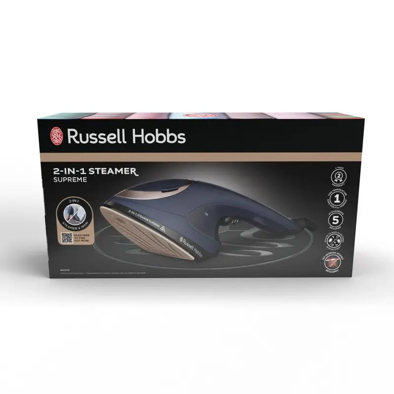 Russell Hobbs 2-In-1 Steamer Supreme- RHC470