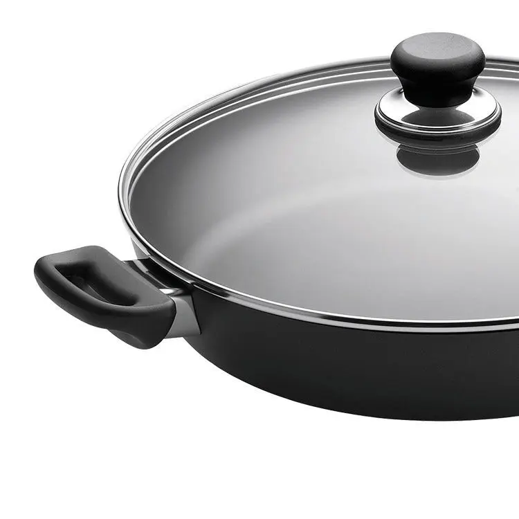 Scanpan 17738 Classic Covered 32cm/4L Chef Pan - Black | PFOA Free