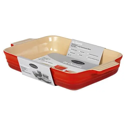 Chasseur Large Rectangular Baker - Inferno Red