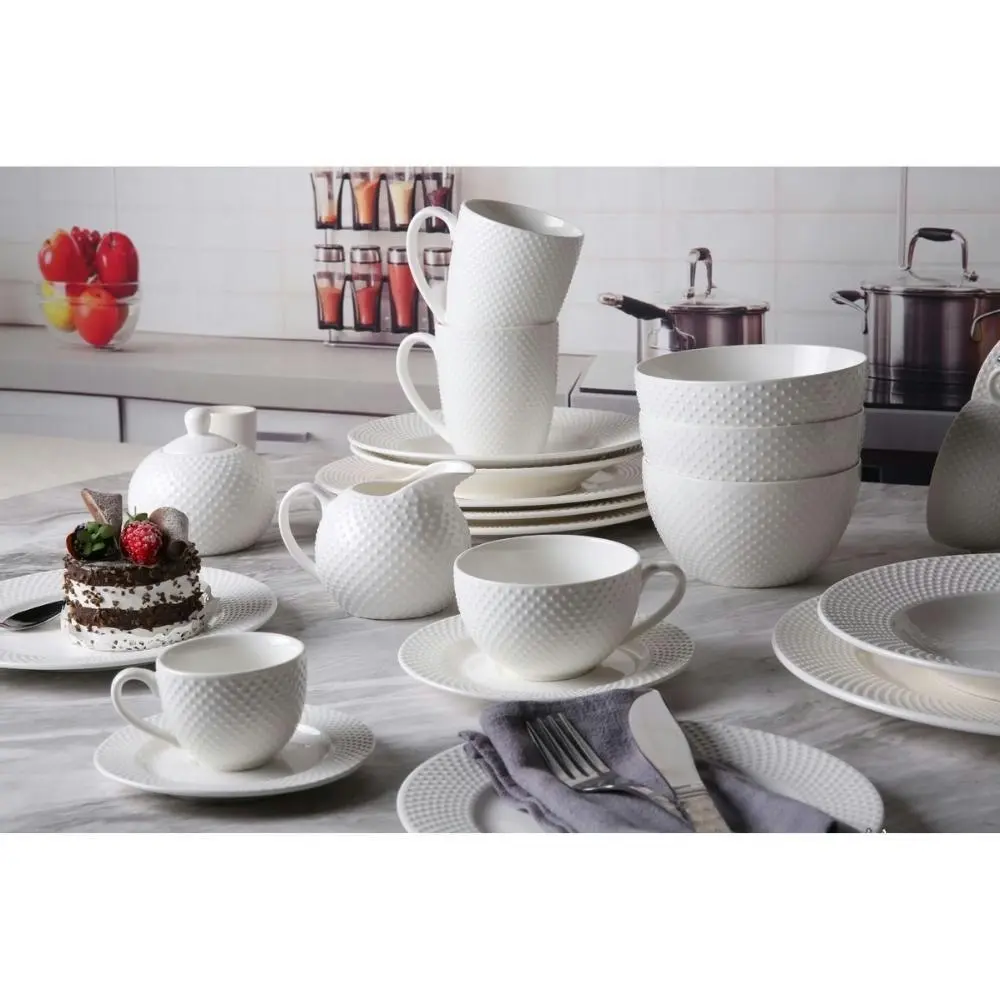 ShervinVerkil ProminenceÂ New Bone China 16-piece Dinner Set - White