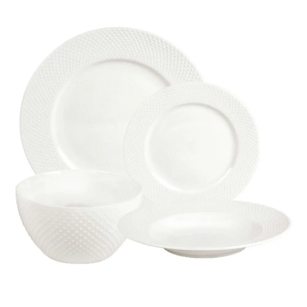 ShervinVerkil ProminenceÂ New Bone China 16-piece Dinner Set - White