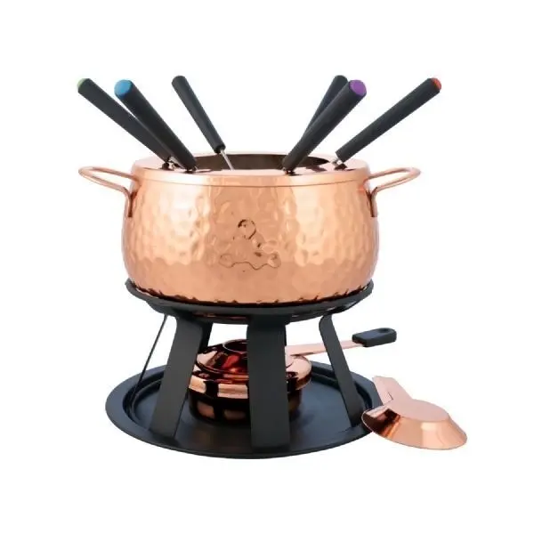 Swissmar 75840 11 Piece Fondue Set COPPER Copper