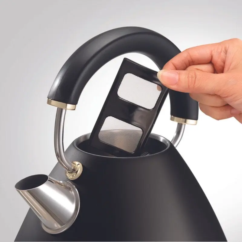 Morphy Richards Ascend Soft Gold Kettle - Satin Black