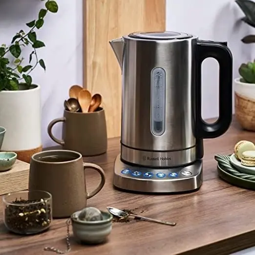 Russell Hobbs Addison Digital 1.7L Kettle - Brushed Stainless Steel