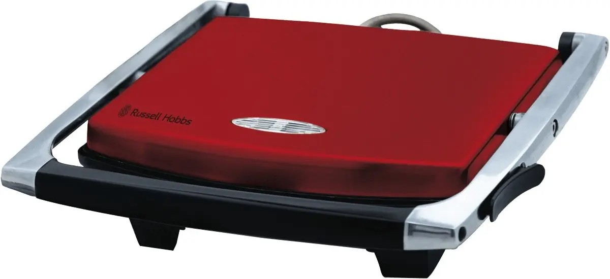 Russell Hobbs RHSP801RED Sandwich Press Red Warranty 2 Years