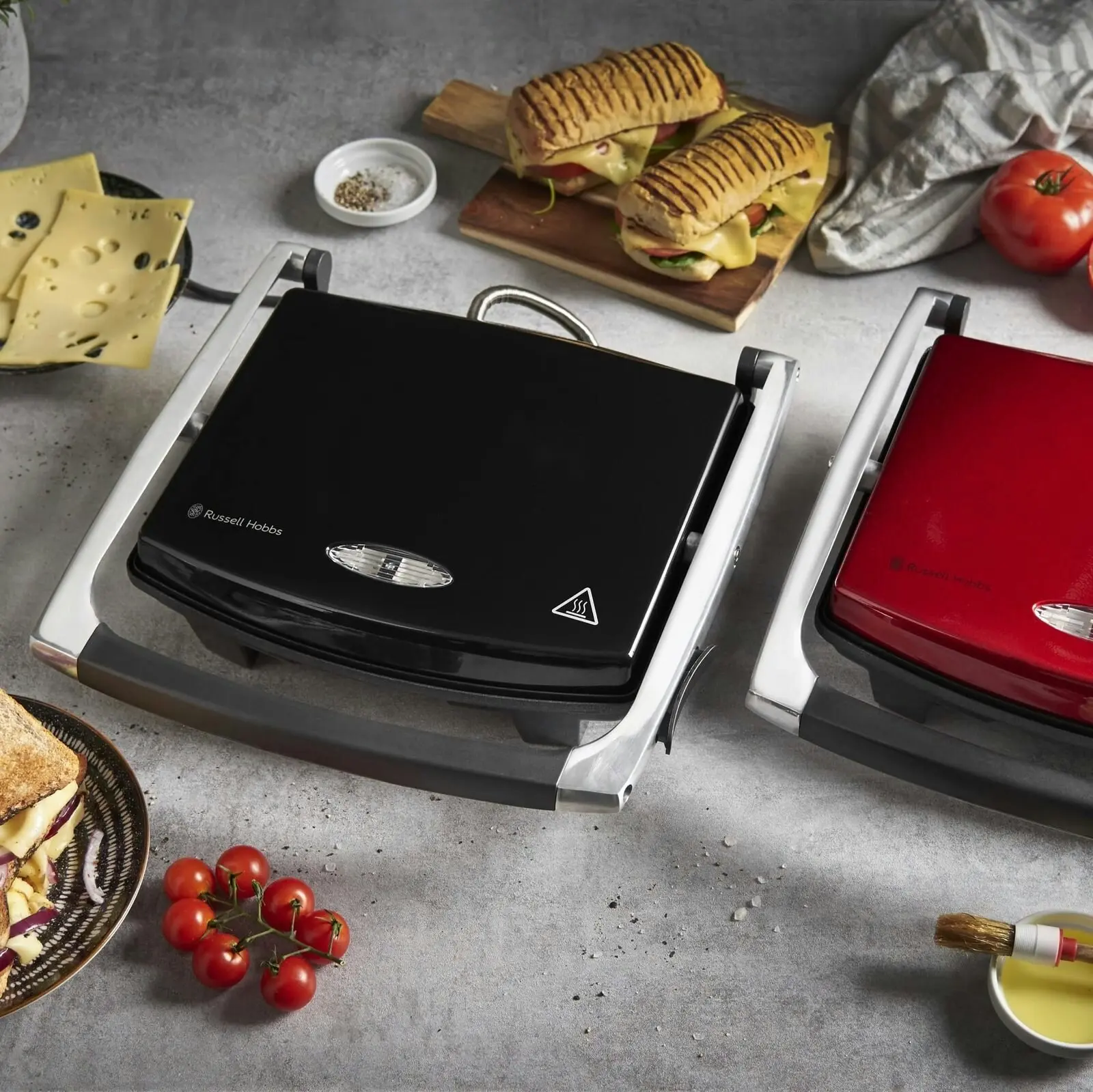 Russell Hobbs Sandwich Press Black - RHSP801BLK