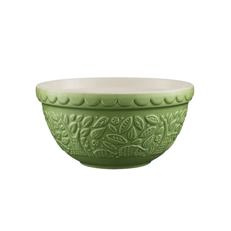 Mason Cash In The Forest 21cm Hedgehog Green Mixing Bowl