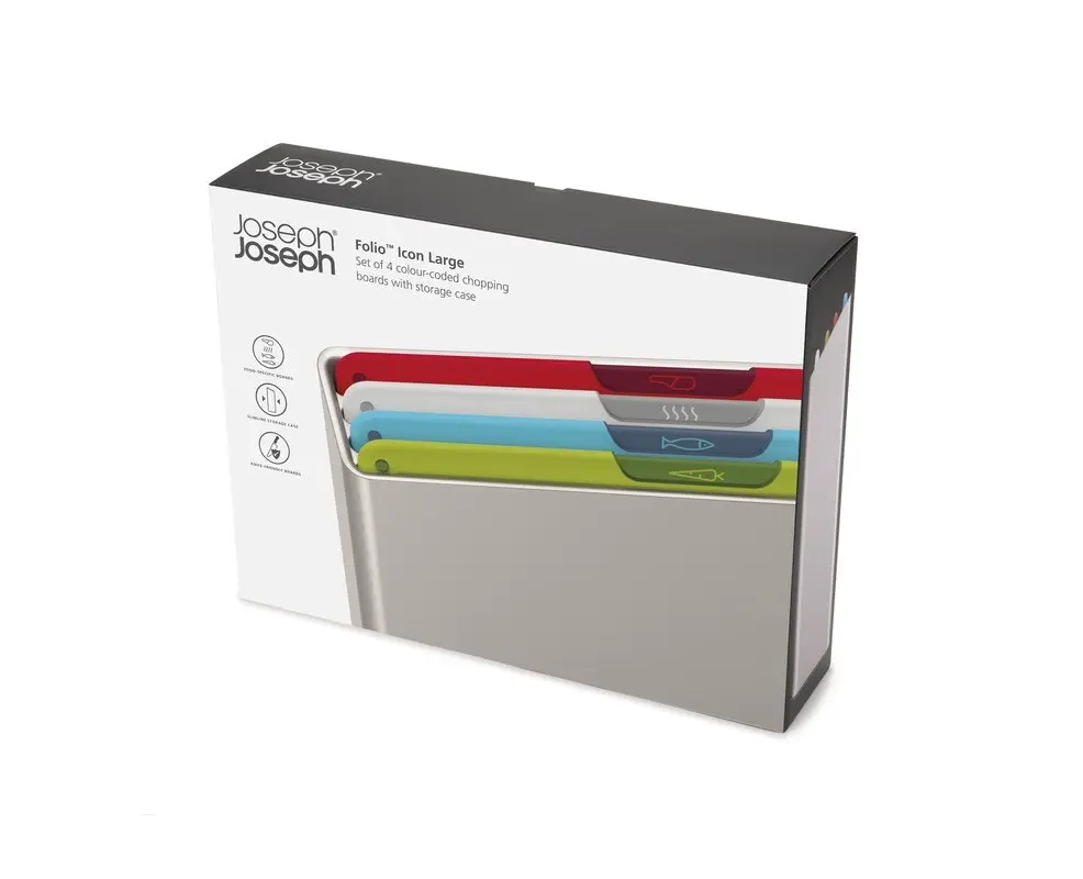 Joseph Joseph Folio Icon 4 Piece Board Set Large - Multicolor