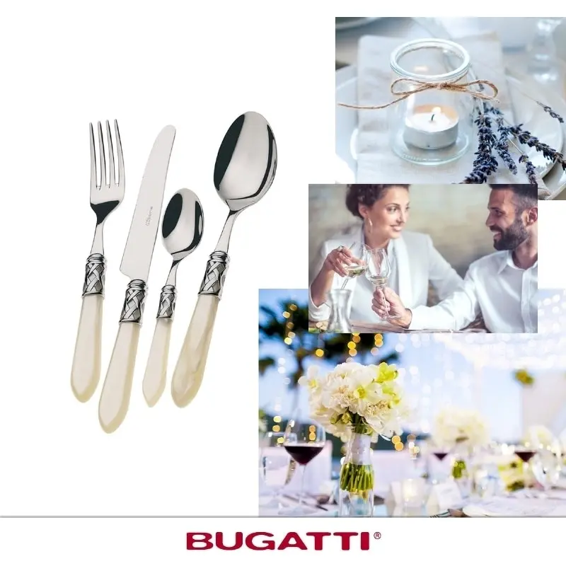 Bugatti Aladdin 24pc Cutlery Set - Ivory