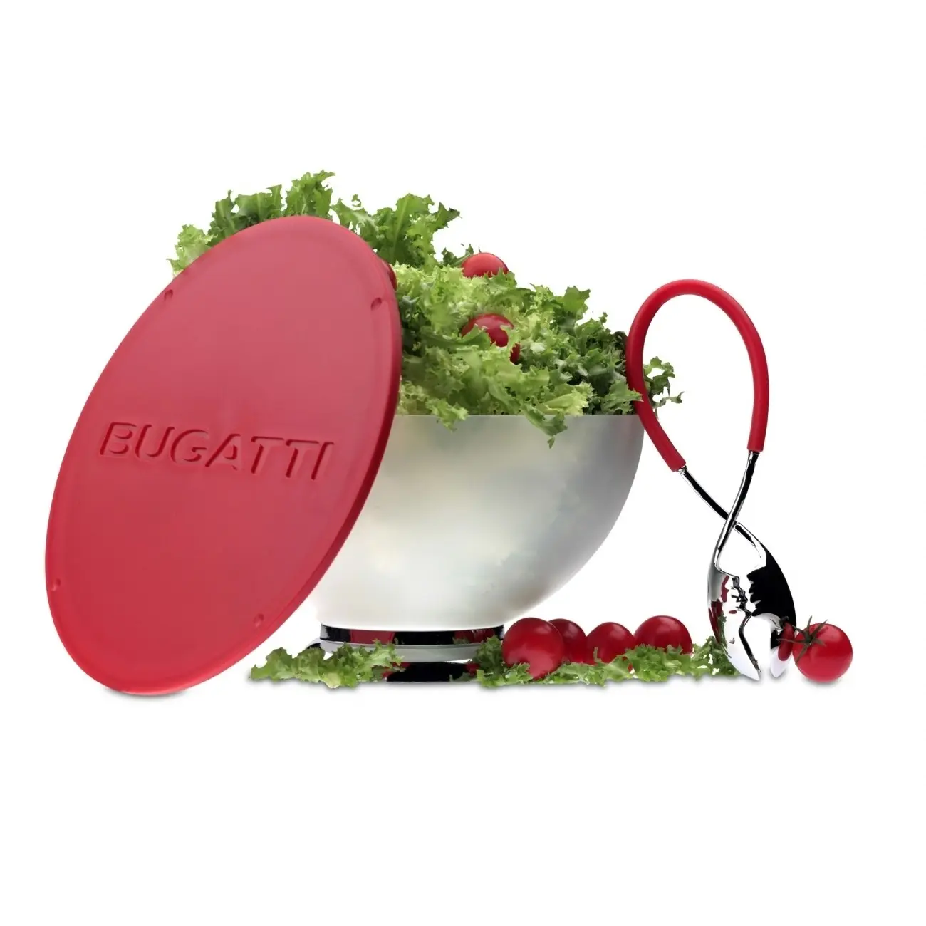 Bugatti Kiss Salad Tongs - Black