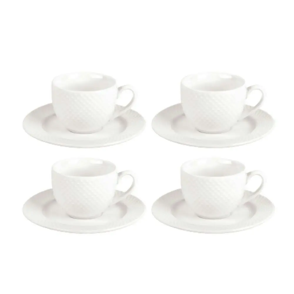 ShervinVerkil Prominence 4-piece Bijou Espresso Cup & Saucer set