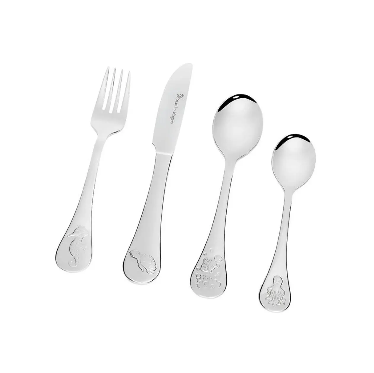 Stanley Rogers Children's Cutlery 4 Piece Set - Sea Animals