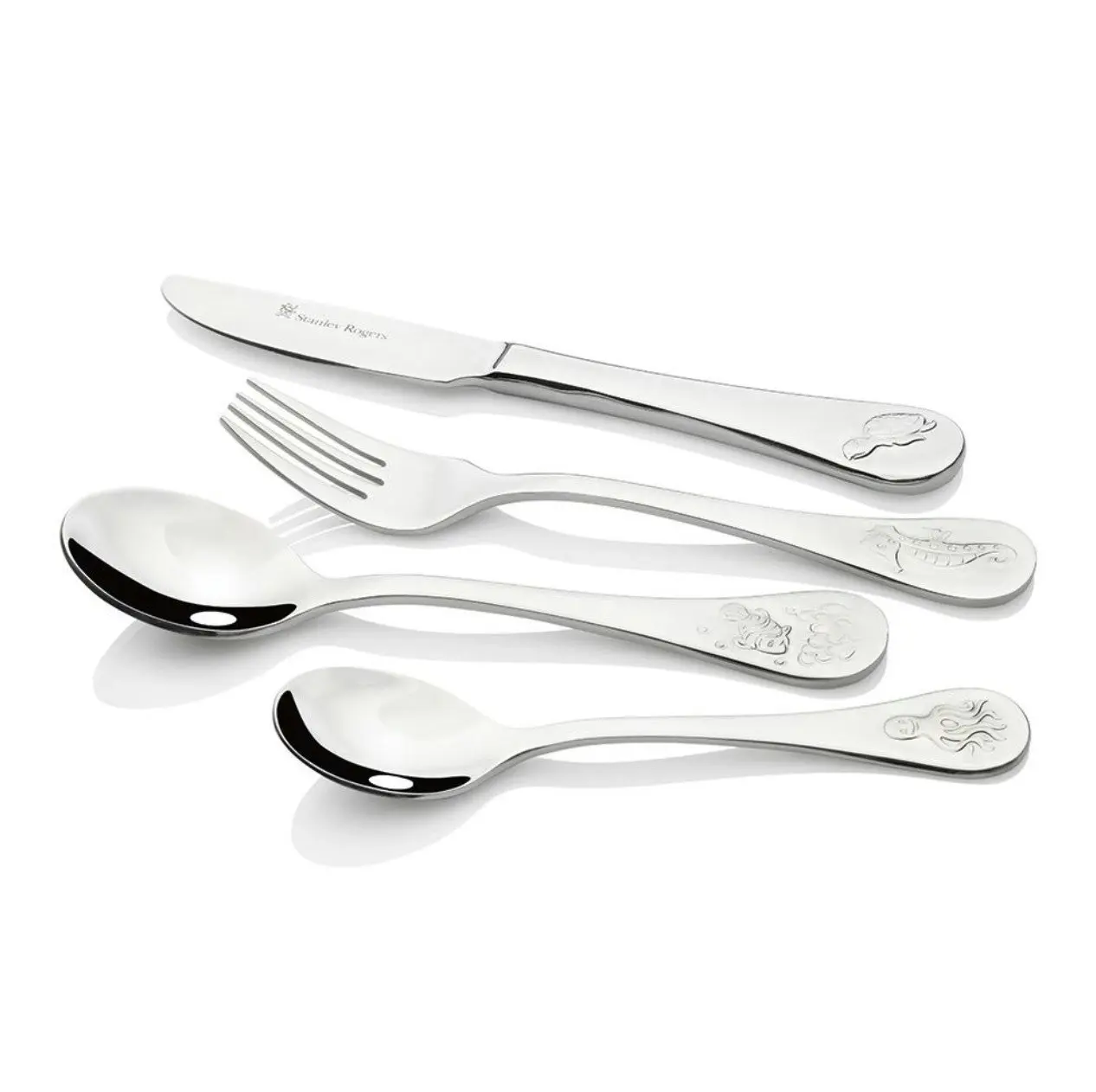 Stanley Rogers Children's Cutlery 4 Piece Set - Sea Animals