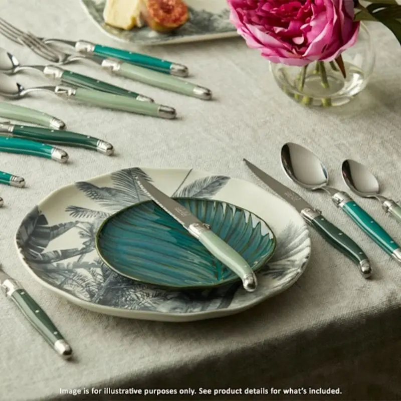 AndrÃƒÂ© Verdier Laguiole Debutant Forest 24 Piece Cutlery Set