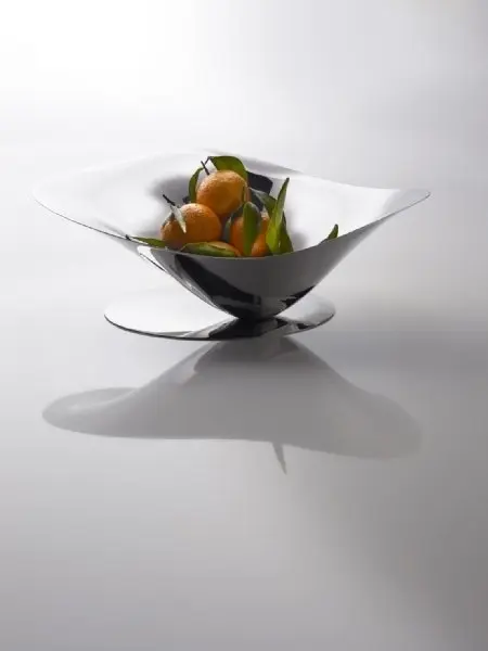 Bugatti Petalo Fruit Bowl - Inox