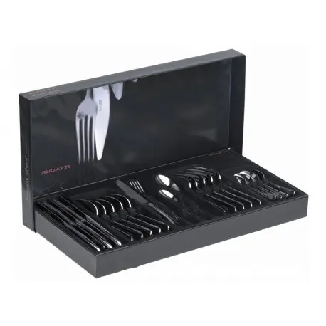 Bugatti Amalfi 24 Piece Cutlery Set - Stainless Steel