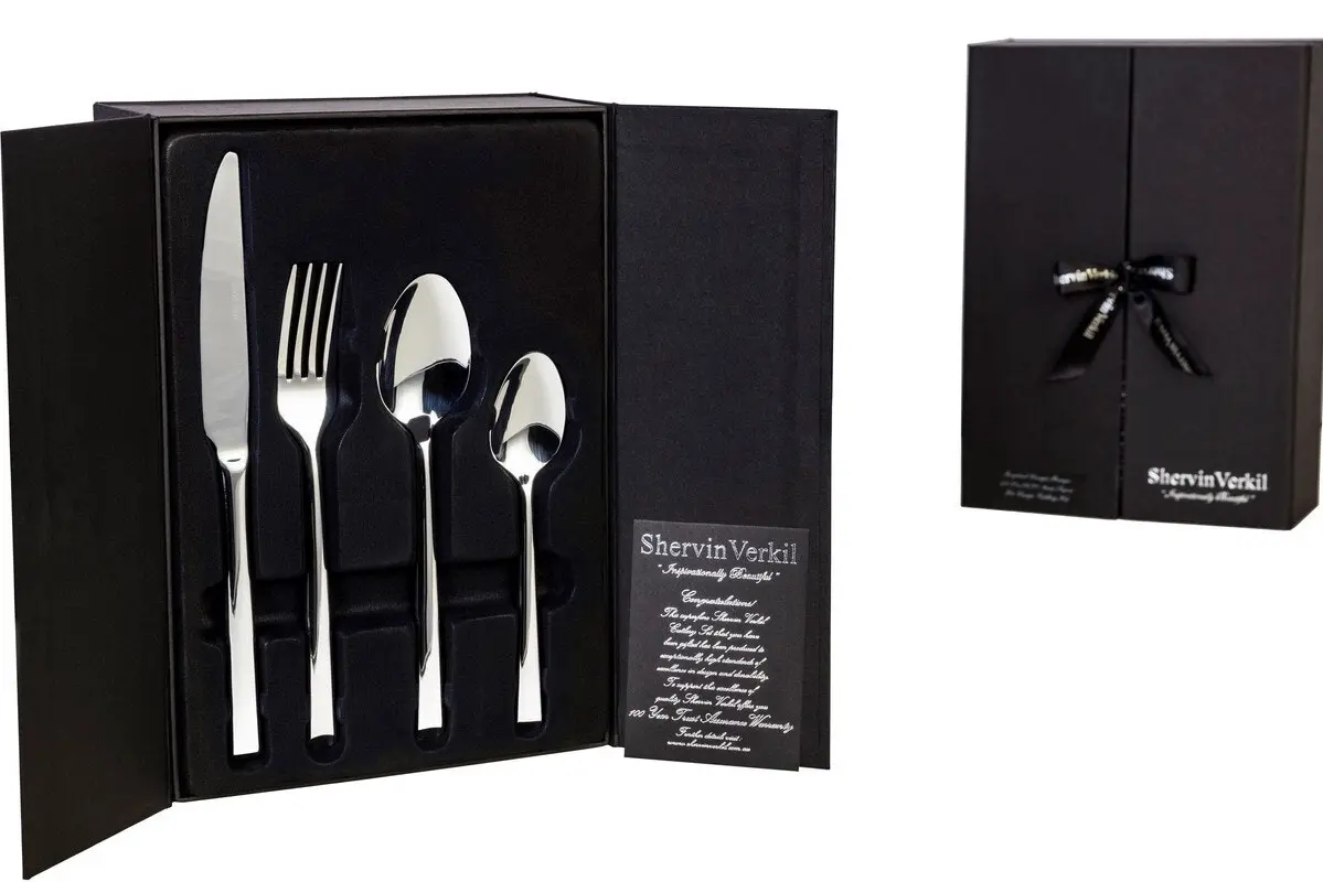 ShervinVerkil Beauty 24 Piece Cutlery Set - stainless Steel