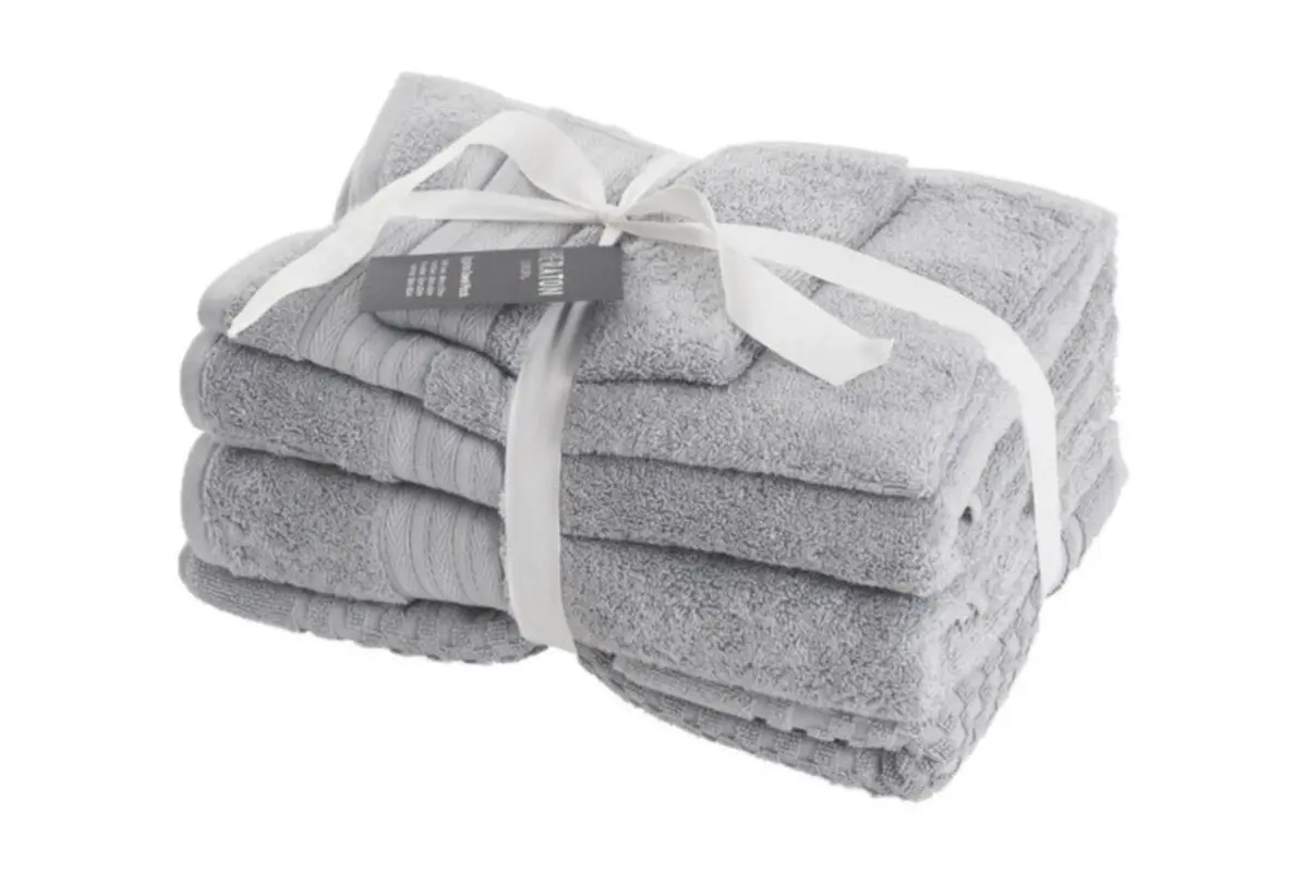 Sheraton Egyptian 5 Piece Towel Pack - Dove Grey