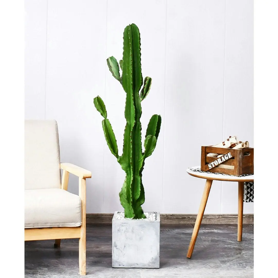 Soga 105cm Green Artificial Indoor Cactus Tree Fake Plant Simulation Decorative 6 Heads