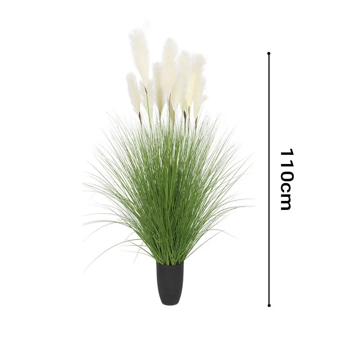 Soga 110cm Artificial Indoor Potted Reed Bulrush Grass Tree Fake Plant Simulation Decorative