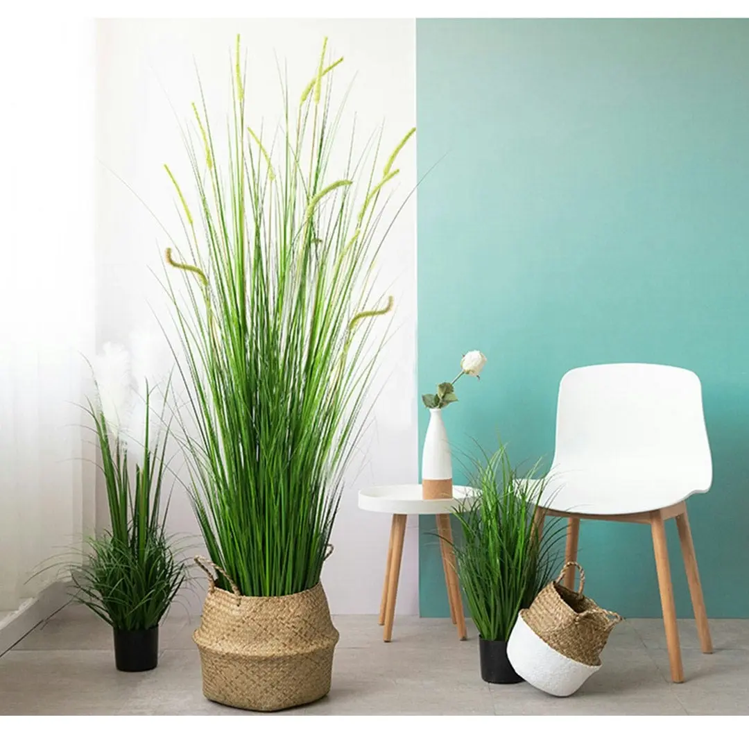 Soga 120cm Nearly Natural Plume Grass Artificial Plant