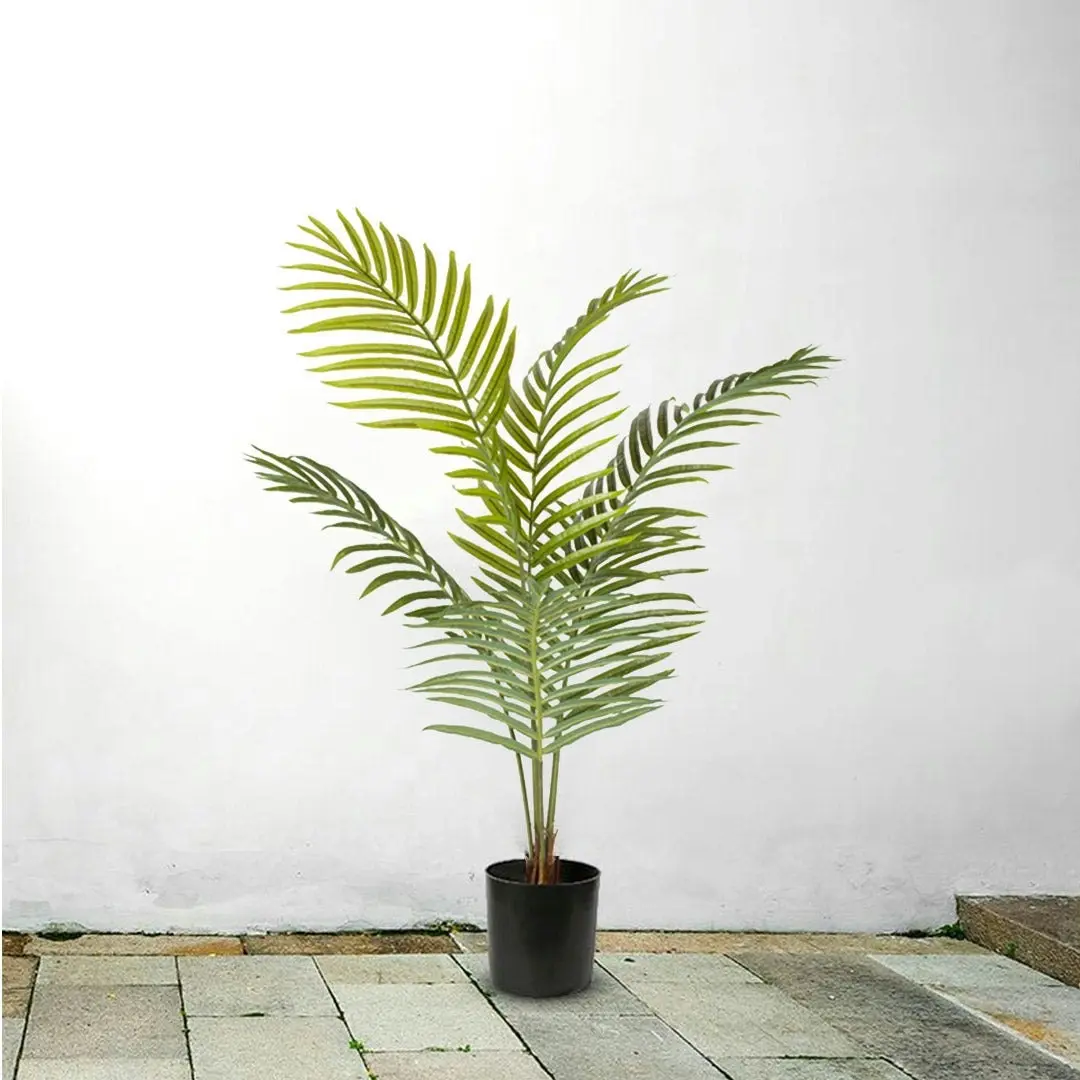 Soga 120cm Green Artificial Indoor Rogue Areca Palm Tree Fake Tropical Plant Home Office Decor