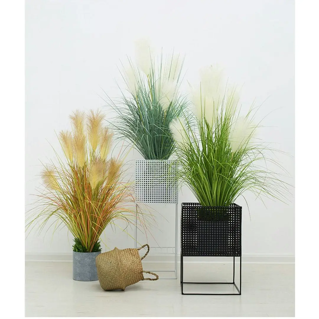 Soga 137cm Artificial Indoor Potted Reed Bulrush Grass Tree Fake Plant Simulation Decorative