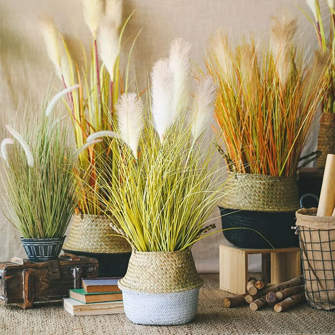 Soga 137cm Artificial Indoor Potted Reed Bulrush Grass Tree Fake Plant Simulation Decorative