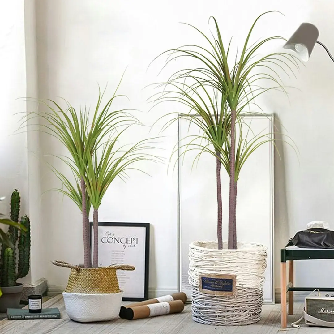 Soga 145cm Artificial Dracaena Plant Fake Potted, Simulation Tree Fake Plant Home Decor