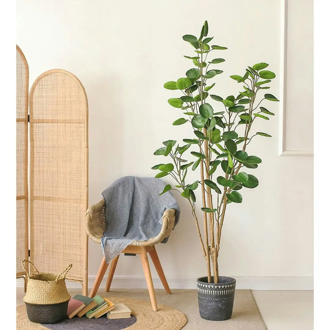 Soga 150cm Plastic Potted Polyscias Scutellaria Plant Home Garden Artificial Tree, Home Decor