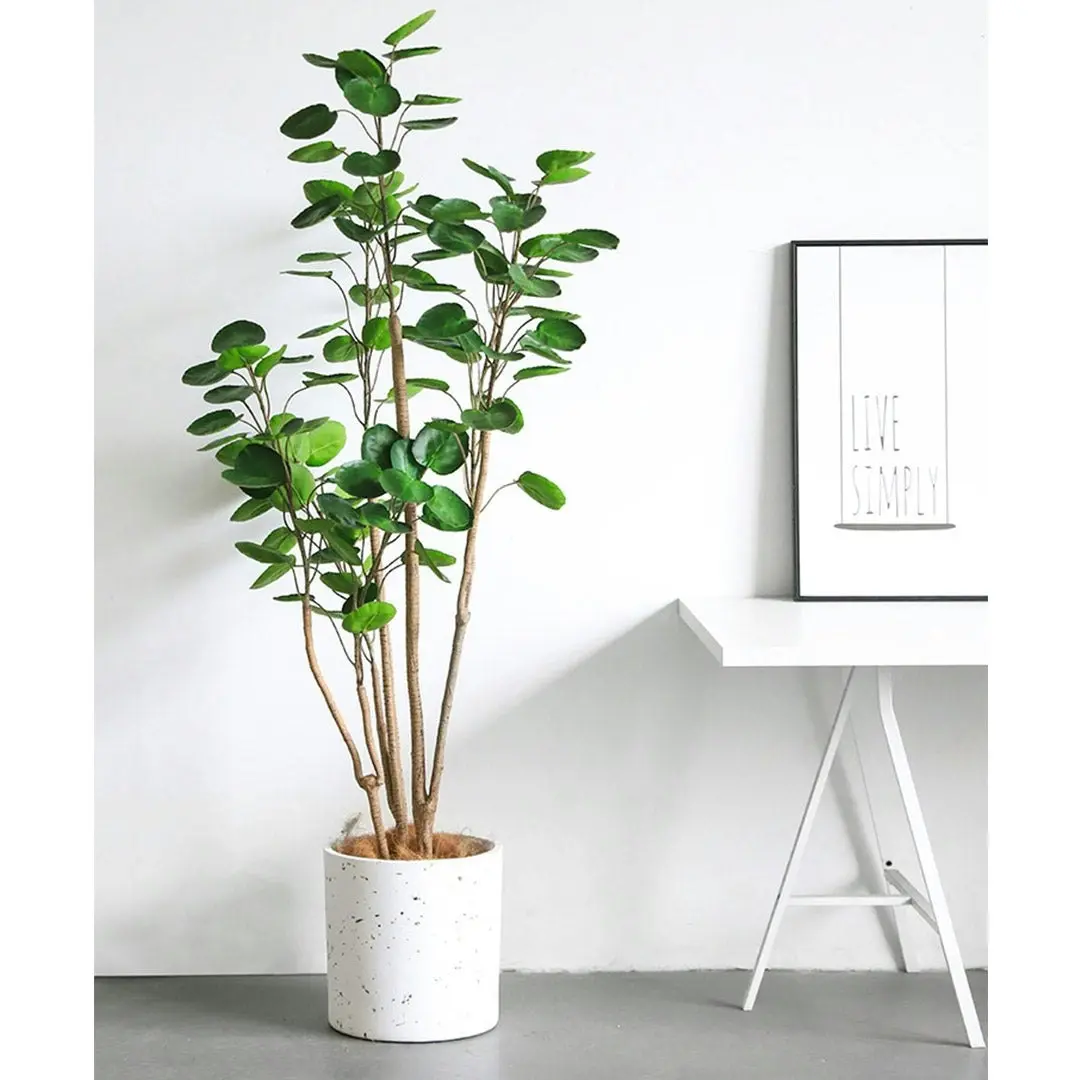 Soga 150cm Plastic Potted Polyscias Scutellaria Plant Home Garden Artificial Tree, Home Decor