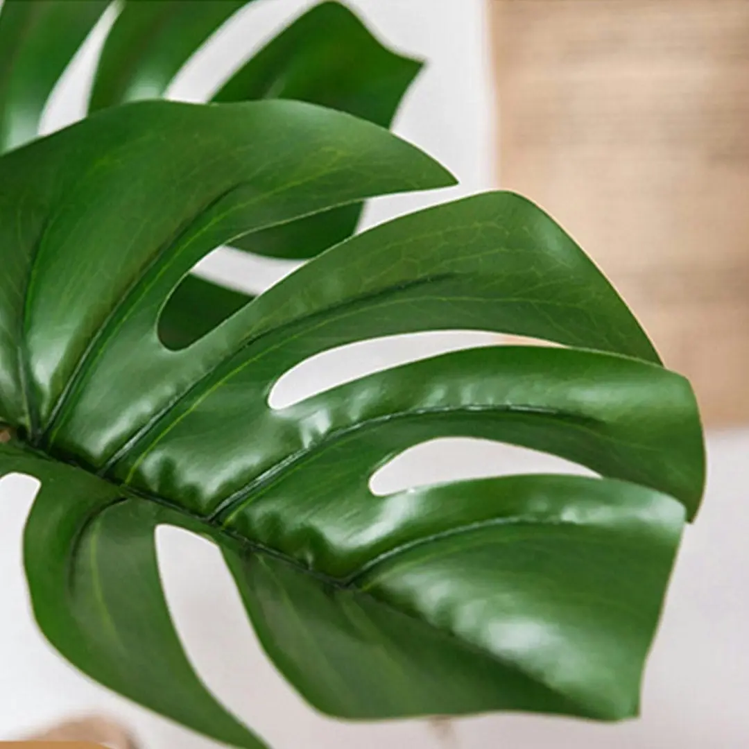 Soga 160cm Tropical Monstera Palm Artificial Plant Tree, Real Touch Technology, with UV Protection