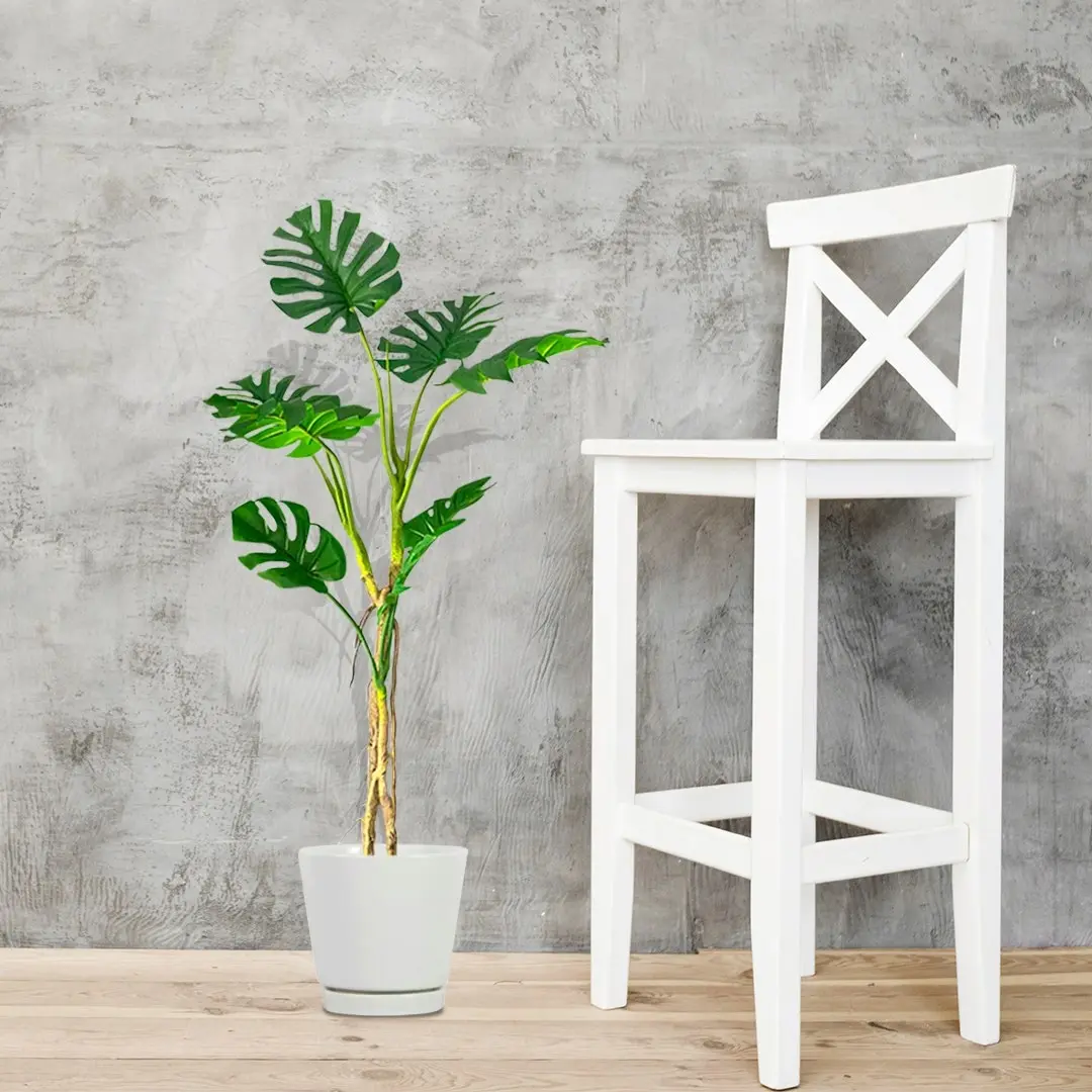 Soga 160cm Tropical Monstera Palm Artificial Plant Tree, Real Touch Technology, with UV Protection