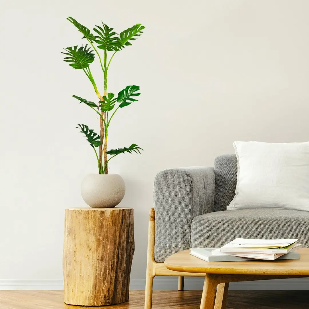 Soga 175cm Tropical Monstera Palm Artificial Plant Tree, Real Touch Technology, with UV Protection