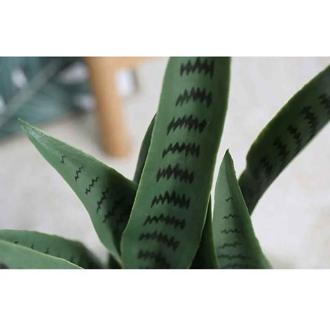 Soga 95cm Sansevieria Snake Artificial Plants with Black Plastic Planter Greenery, Home Office Decor