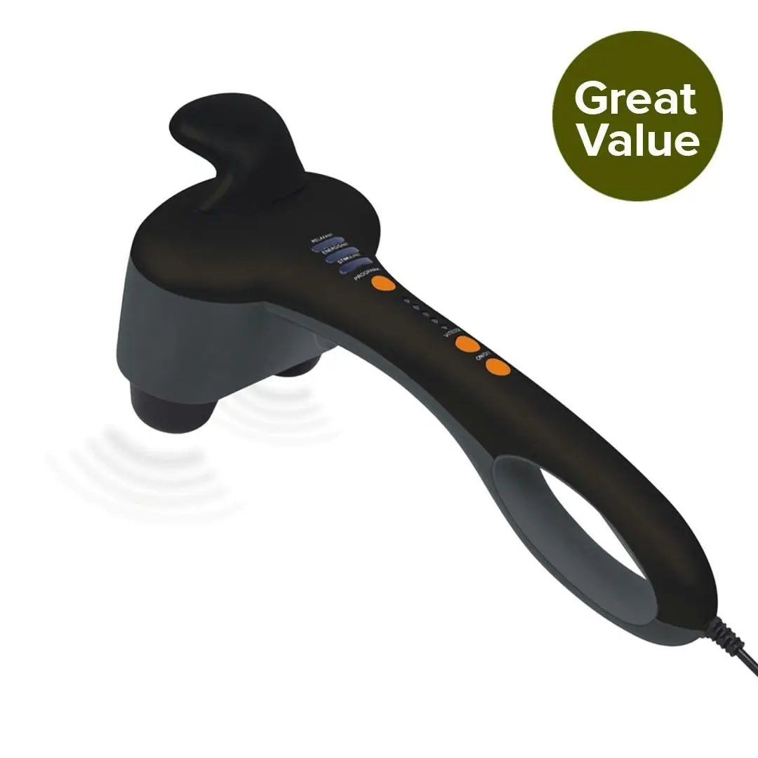 Soga Deluxe Hand Held Infrared Percussion Massager with Soothing Heat