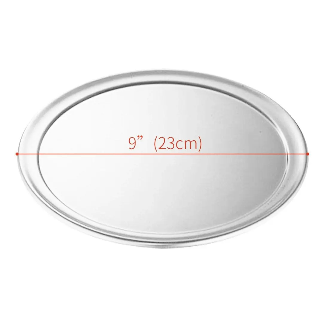 Soga 9-inch Round Aluminum Steel Pizza Tray Home Oven Baking Plate Pan