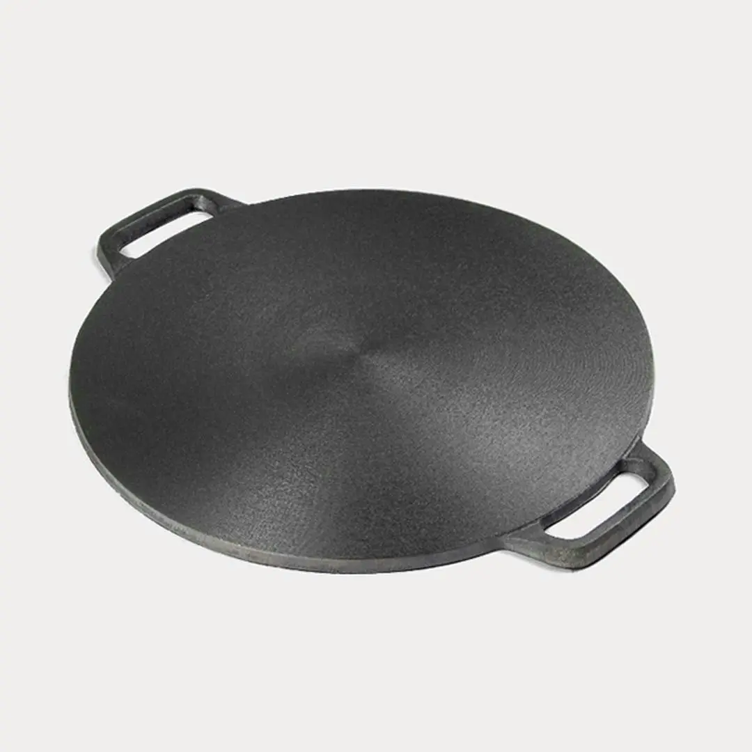 Soga Cast Iron Induction Crepes Pan Baking Cookie Pancake Pizza Bakeware