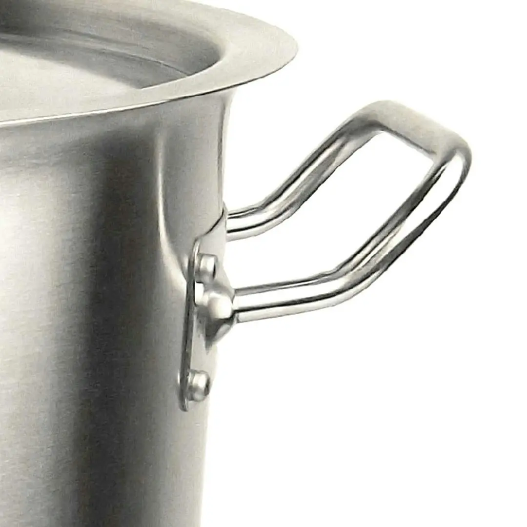 Soga Stock Pot 12L Top Grade Thick Stainless Steel Stockpot 18/10